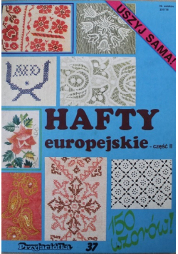 Hafty europejskie Część II