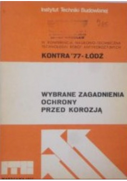 Wybrane zagadnienia ochrony przed korozją