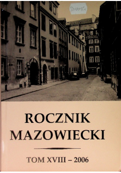 Rocznik mazowiecki Nr 18 / 06