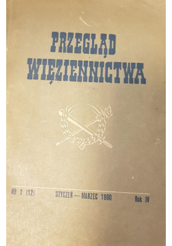 Przegląd więziennictwa Nr 1 / 60