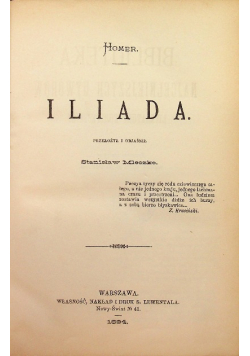 Iliada 1894 r.