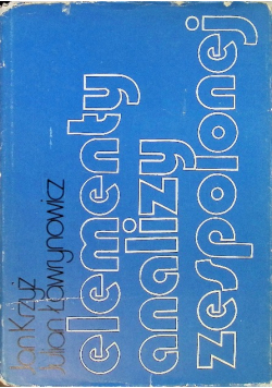 Elementy analizy zespolonej