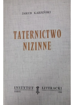 Taternictwo nizinne