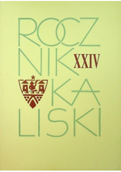 Rocznik Kaliski Tom XXIV