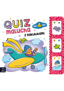 Quiz malucha z naklejkami od 4 lat