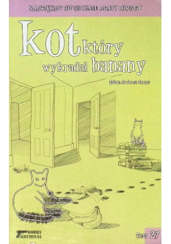 Dobry kryminał Tom 27 Kot który wykradał banany