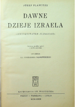 Dawne dzieje Izraela