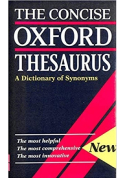 The Concise Oxford Thesaurus