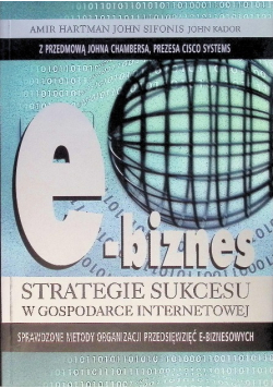 E-biznes Strategie sukcesu w gospodarce internetowej