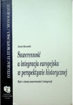 Suwerenność a integracja europejska w perspektywie historycznej