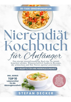 Nierendiat Kochbuch fur Anfanger