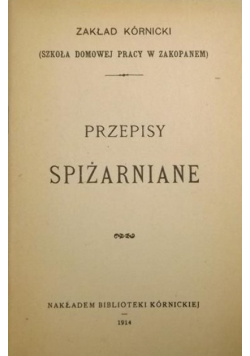 Przepisy Spiżarniane