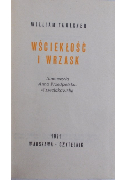 Wściekłość i wrzask