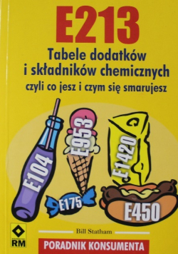 E213 Tabele dodatków i składników chemicznych
