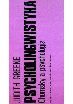 Psycholingwistyka Chomsky a psychologia