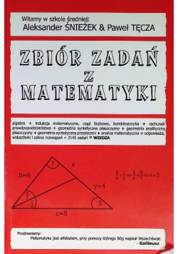 Zbiór zadań z matematyki