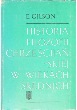 Historia filozofii chrześcijańskiej w wiekach średnich