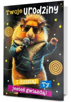 Karnet B6 Urodziny