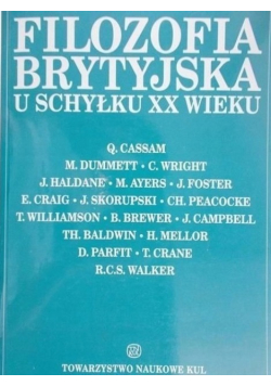 Filozofia brytyjska u schyłku XX wieku
