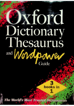 Oxford Dictionary Thesaurus