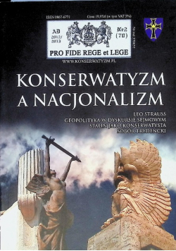 Konserwatyzm, a nacjonalizm Nr 2 / 13