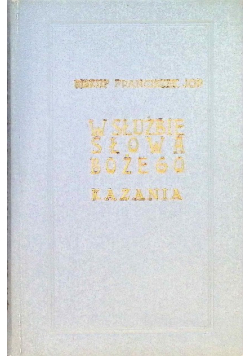 W służbie słowa Bożego Kazania