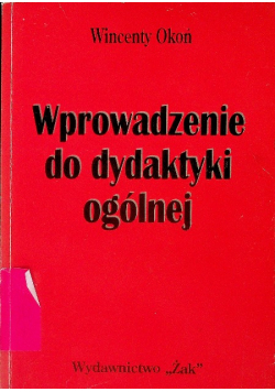 Wprowadzenie do dydaktyki ogólnej