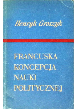 Francuska koncepcja nauki politycznej