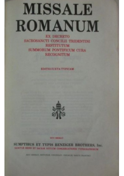 Missale Romanum