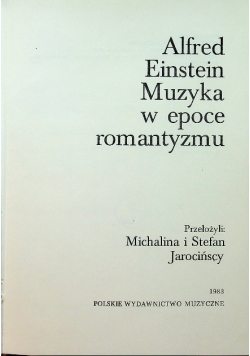 Muzyka w epoce romantyzmu