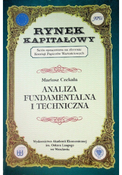 Rynek kapitałowy analiza fundamentalna i techniczna