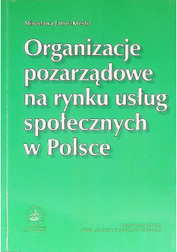 Organizacje pozarządowe na rynku usług