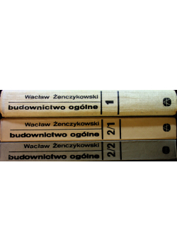 Budownictwo ogólne Tom 1 do 3