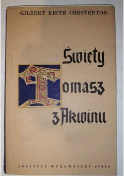 Chesterton Święty Tomasz z Akwinu