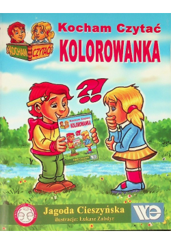 Kocham czytać kolorowanka