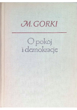 O pokój i demokrację