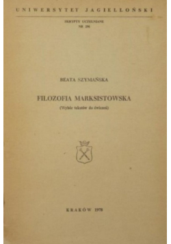 Filozofia marksistowska