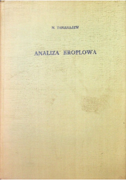 Analiza kroplowa