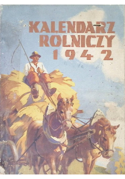 Kalendarz Rolniczy 1942 r.
