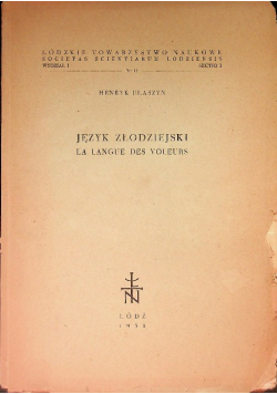 Język złodziejski