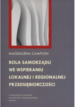 Rola Samorządu We Wspieraniu Lokalnej I Regionalne