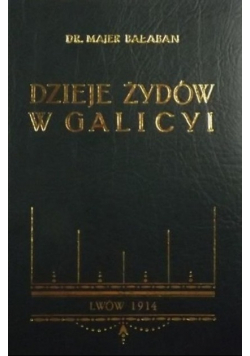 Dzieje Żydów w Galicyi