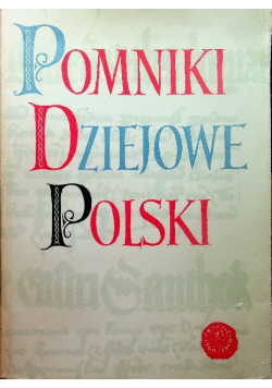 Pomniki dziejowe Polski seria II Tom VIII