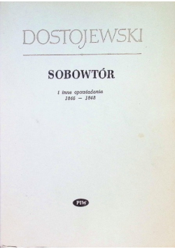 Sobowtór i inne opowiadania 1846 - 1848