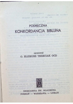 Podręczna konkordancja biblijna