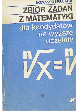 Zbiór zadań z matematyki