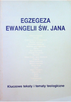 Egzegeza ewangelii św Jana