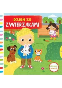 Dzień ze zwierzakami. Pociągnij-przesuń