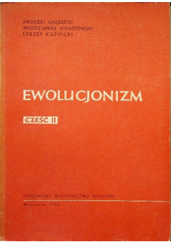 Ewolucjonizm Część II