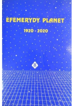Efemerydy planet 1920 - 2020
